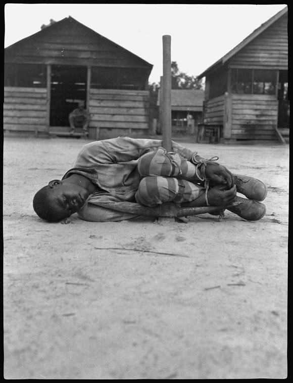 Punishment in a forced labor camp, 1930s, Georgia